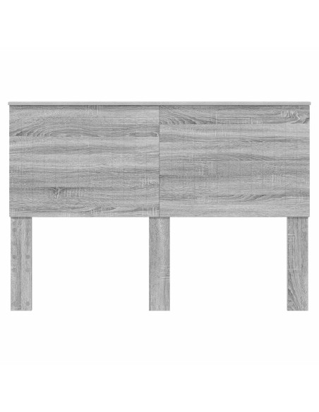 Testiera con testiera Grigio Sonoma 140 cm Legno multistrato