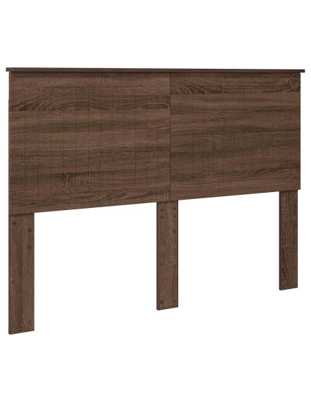 Testiera con testiera Rovere Marrone 140 cm Legno multistrato