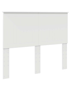 Testiera con testiera Bianco 135 cm Legno multistrato 2