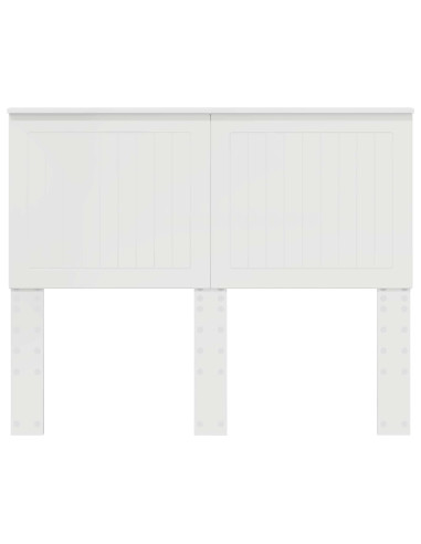 Testiera con testiera Bianco Lucido 135 cm Legno multistrato