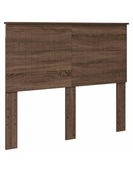 Testiera con testiera Rovere Marrone 135 cm Legno multistrato