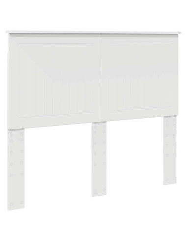 Testiera con testiera Bianco 120 cm Legno multistrato