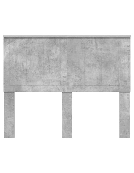 Testiera con testiera Grigio cemento 120 cm Legno multistrato