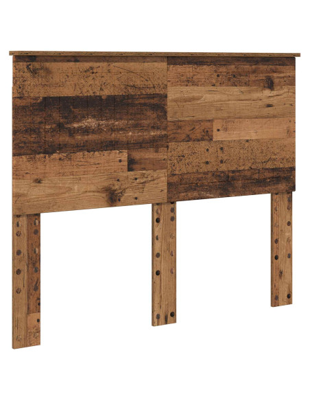 Testiera con testiera Legno vecchio 120 cm Legno multistrato