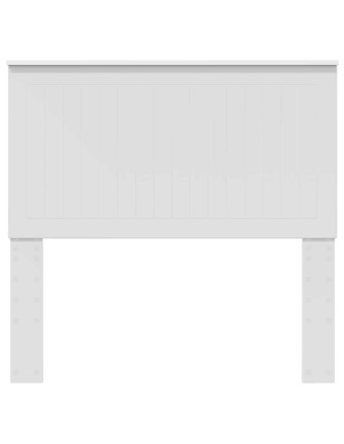 Testiera con testiera Bianco 100 cm Legno multistrato