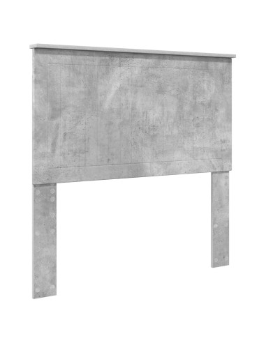 Testiera con testiera Grigio cemento 100 cm Legno multistrato