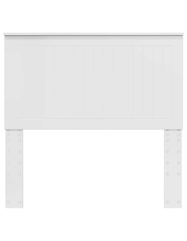 Testiera con testiera Bianco Lucido 100 cm Legno multistrato