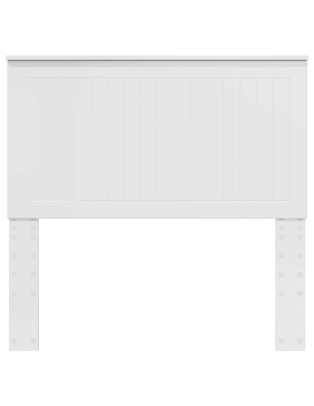 Testiera con testiera Bianco Lucido 100 cm Legno multistrato