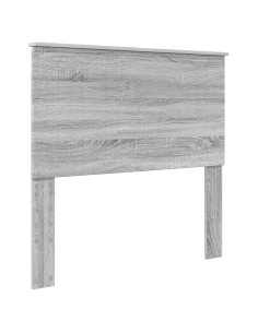 Testiera con testiera Grigio Sonoma 100 cm Legno multistrato 2
