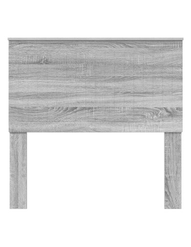 Testiera con testiera Grigio Sonoma 100 cm Legno multistrato
