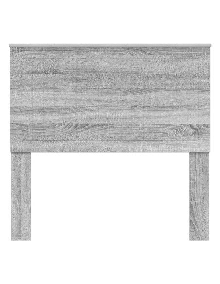 Testiera con testiera Grigio Sonoma 100 cm Legno multistrato