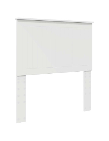 Testiera con testiera Bianco 90 cm Legno multistrato