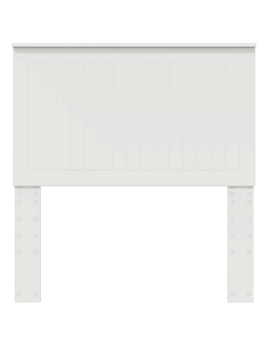Testiera con testiera Bianco 90 cm Legno multistrato
