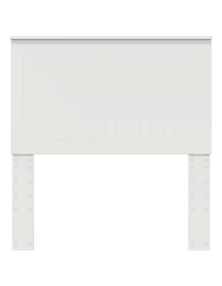 Testiera con testiera Bianco 90 cm Legno multistrato