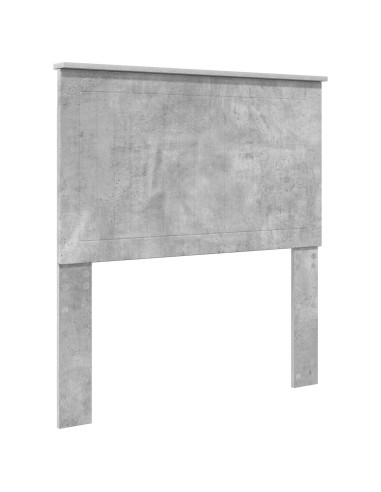 Testiera con testiera Grigio cemento 90 cm Legno multistrato