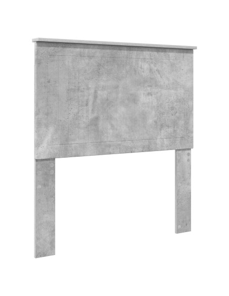 Testiera con testiera Grigio cemento 90 cm Legno multistrato