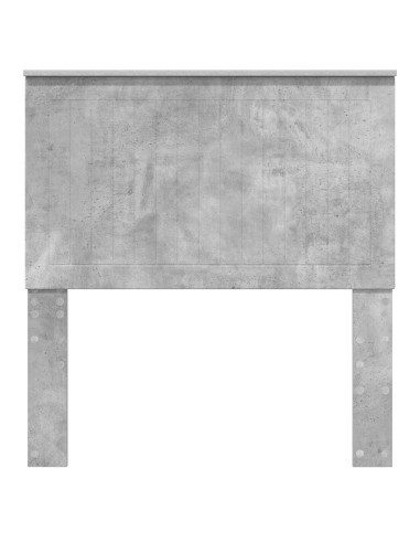 Testiera con testiera Grigio cemento 90 cm Legno multistrato