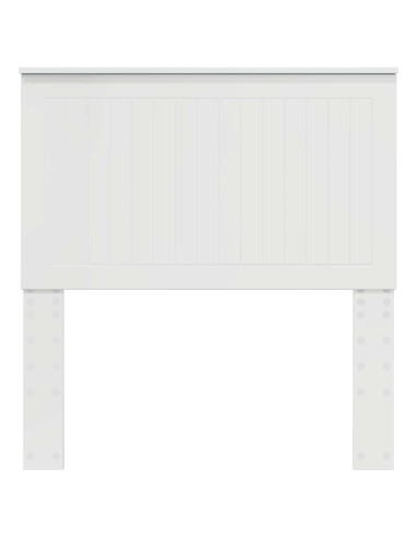 Testiera con testiera Bianco Lucido 90 cm Legno multistrato