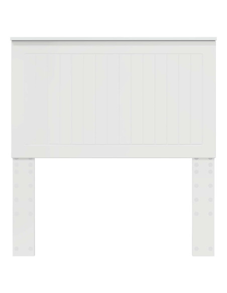 Testiera con testiera Bianco Lucido 90 cm Legno multistrato