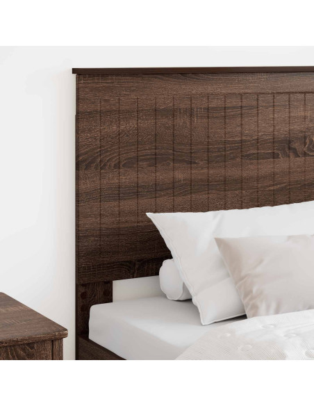 Testiera con testiera Rovere Marrone 90 cm Legno multistrato