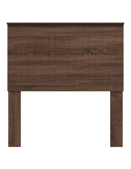 Testiera con testiera Rovere Marrone 90 cm Legno multistrato