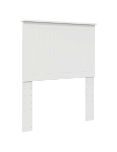 Testiera con testiera Bianco 80 cm Legno multistrato 2