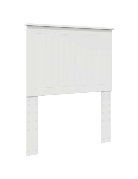 Testiera con testiera Bianco 80 cm Legno multistrato