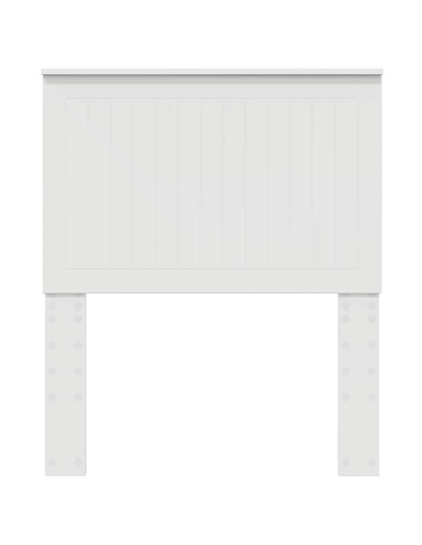 Testiera con testiera Bianco 80 cm Legno multistrato