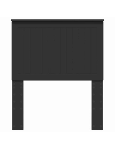 Testiera con testiera Rovere Nero 80 cm Legno multistrato