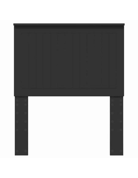Testiera con testiera Rovere Nero 80 cm Legno multistrato