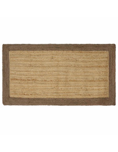 Tappeti per area Naturale e Grigio 100 x 200 cm Juta