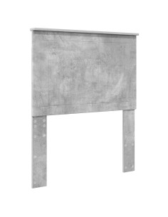 Testiera con testiera Grigio cemento 80 cm Legno multistrato 2
