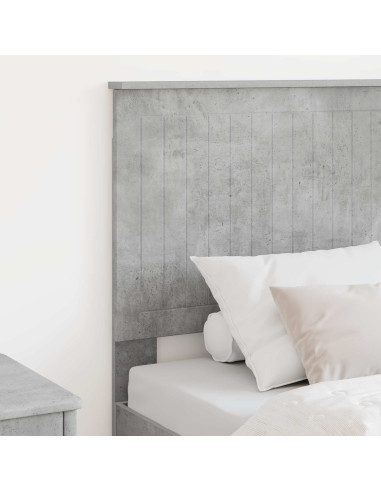 Testiera con testiera Grigio cemento 80 cm Legno multistrato