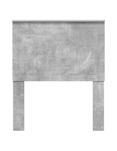 Testiera con testiera Grigio cemento 80 cm Legno multistrato
