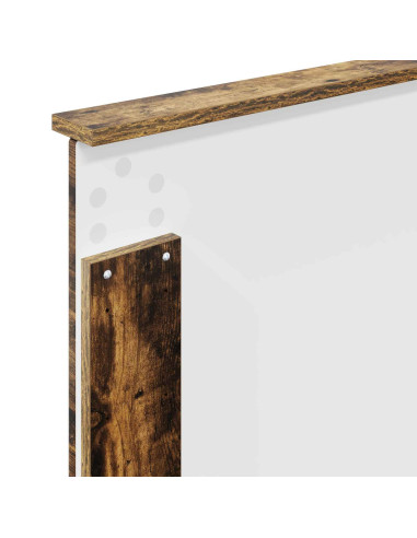 Testiera con testiera Rovere fumé 80 cm Legno multistrato