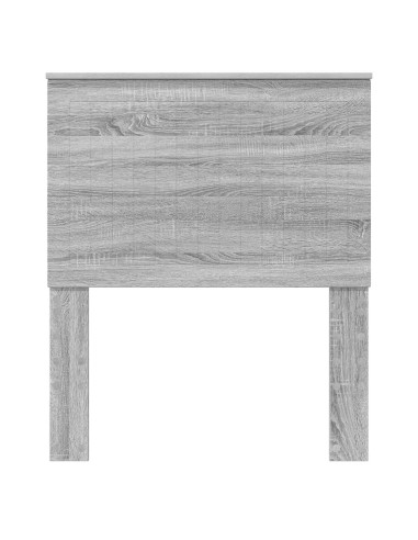 Testiera con testiera Grigio Sonoma 80 cm Legno multistrato