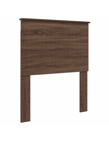 Testiera con testiera Rovere Marrone 80 cm Legno multistrato