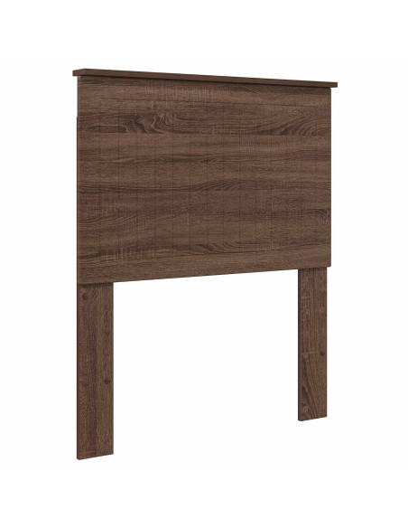 Testiera con testiera Rovere Marrone 80 cm Legno multistrato