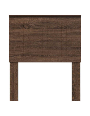 Testiera con testiera Rovere Marrone 80 cm Legno multistrato