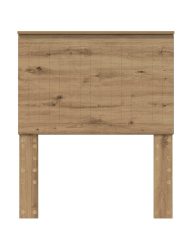 Testiera Rovere artigianale 80 cm Legno multistrato