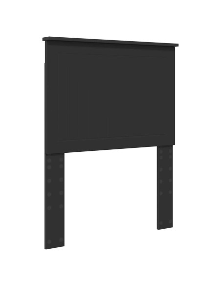 Testiera con testiera Rovere Nero 75 cm Legno multistrato