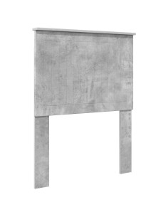 Testiera con testiera Grigio cemento 75 cm Legno multistrato 2