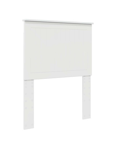 Testiera con testiera Bianco Lucido 75 cm Legno multistrato