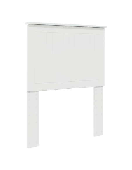 Testiera con testiera Bianco Lucido 75 cm Legno multistrato