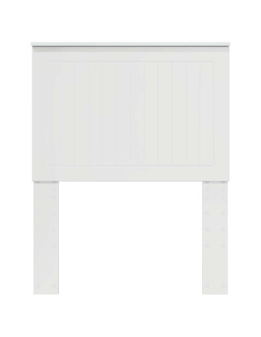 Testiera con testiera Bianco Lucido 75 cm Legno multistrato