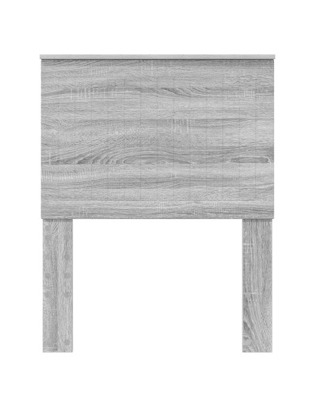 Testiera con testiera Grigio Sonoma 75 cm Legno multistrato