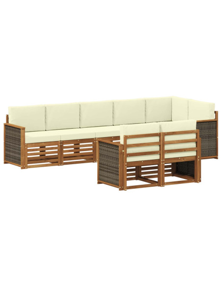 Set divani Legno di Acacia Massello