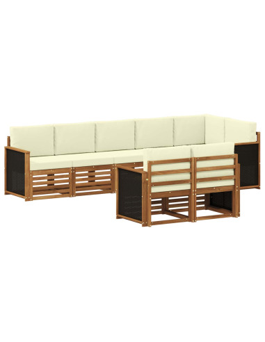 Set divani Legno di Acacia Massello