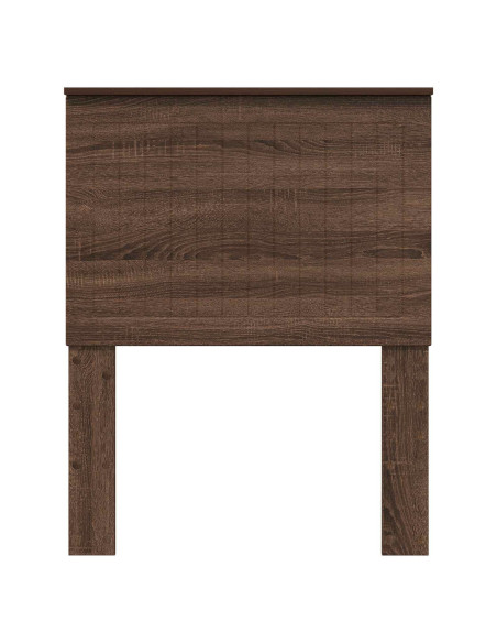Testiera con testiera Rovere Marrone 75 cm Legno multistrato