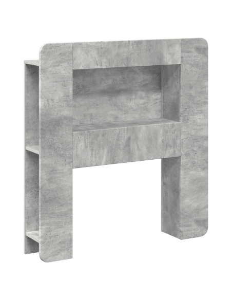 Testata del letto Grigio Cemento Legno ingegnerizzato